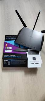 NETGEAR Nighthawk R7000 AC1900 Dual-Band Smart WiFi Router, Computers en Software, Netwerk switches, Ophalen, Zo goed als nieuw