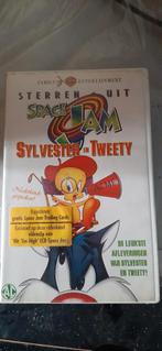 Space Jam Sylvester en Tweety vhs video, Cd's en Dvd's, Alle leeftijden, Ophalen of Verzenden, Zo goed als nieuw, Tekenfilms en Animatie