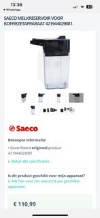Nieuw: Philips / Saeco melkreservoir, Ophalen of Verzenden, Nieuw