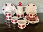 Compleet 14 delig vintage koffieservies, Ophalen of Verzenden