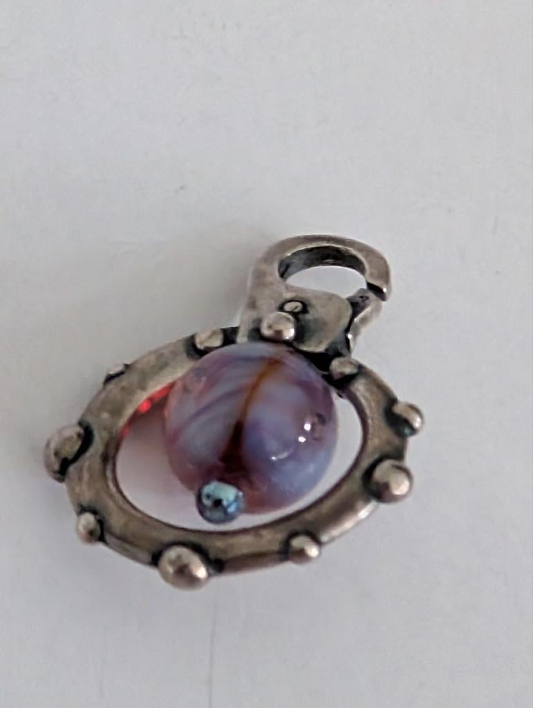 Trollbeads sierlijke bes hanger, Ophalen of Verzenden, Zo goed als nieuw, Zilver, Zilver