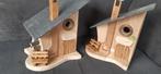 Eiken vogelhuis/nestkast  Villa met leien dak, Ophalen of Verzenden, Nieuw