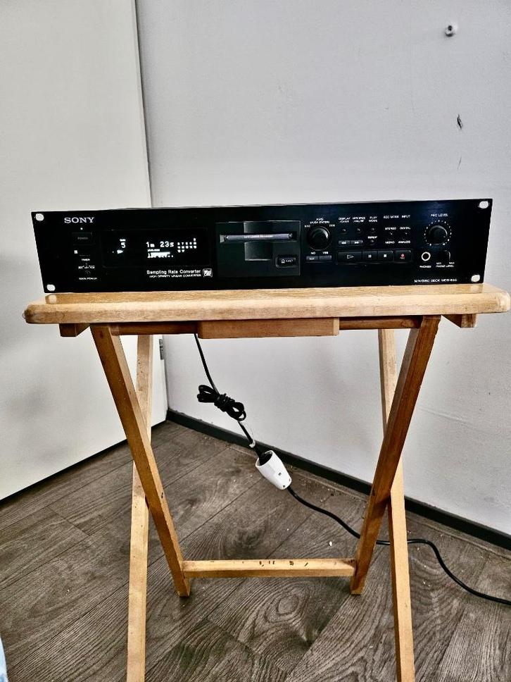 SONY MINIDISC RECORDER MDS-E55 (19INCH), Audio, Tv en Foto, Walkmans, Discmans en Minidiscspelers, Minidisc-recorder, Ophalen of Verzenden