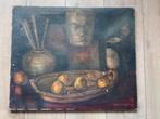 Stilleven - olie op doek - Jean Vervisch, Antiek en Kunst, Ophalen