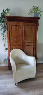 Nette gebruikte fauteuil - compleet plus hooker, Huis en Inrichting, Ophalen, Gebruikt, Minder dan 75 cm, Leer