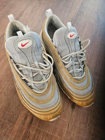 Nike Air Max 97 - Grijs/Goud - Maat 45 beschikbaar voor biedingen