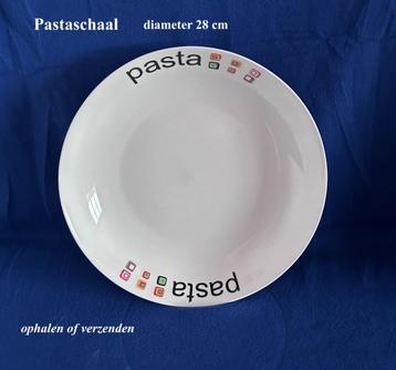 Pastaschaal diameter 28 cm Grote schaal voor Pasta  beschikbaar voor biedingen