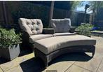 4 Seasons Valentine Loveseat met Voetstoel, Tuin en Terras, Tuinsets en Loungesets, 2 zitplaatsen, Ophalen of Verzenden, Zo goed als nieuw