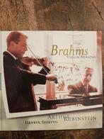 Brahms Viool Sonates - Szeryng, Rubinstein, Ophalen of Verzenden, Romantiek, Zo goed als nieuw, Kamermuziek