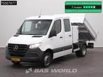 Mercedes Sprinter 514 CDI Automaat Dubbel Cabine Kipper met, Automaat, Stof, Gebruikt, Euro 6