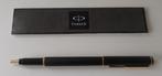 Parker balpen Rialto mat zwart met goud (showroom model), Nieuw, Met doosje, Ophalen of Verzenden, Parker
