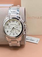 Nieuw in doos Michael Kors horloge zilver, Overige merken, Staal, Polshorloge, Nieuw