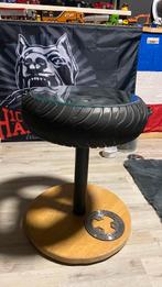 Zelf gemaakte bijzet tavel van scooter band, Ophalen of Verzenden, Zo goed als nieuw