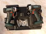 Nieuwe Metabo PowerMaxx BS 12 & SSD 12 Schroefmachine Set, Ophalen of Verzenden, Nieuw, Boor- en Schroefmachine, Variabele snelheid