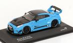 Nissan GT-R (R35) Liberty Walk Body Kit 2019Blauw/Zwart 1-43, Hobby en Vrije tijd, Modelauto's | 1:43, Solido, Auto, Solido, Nieuw