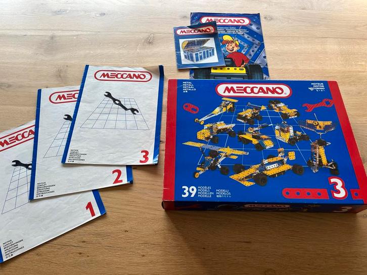 Meccano set met motor - Compleet!, Hobby en Vrije tijd, Modelbouw | Auto's en Voertuigen, Gebruikt, Ophalen of Verzenden