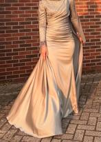 Galajurk grijs/zilver, Kleding | Dames, Ophalen of Verzenden, Zo goed als nieuw, Grijs, Trouwjurk