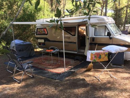 Retro Hobby 600 camper, Caravans en Kamperen, Campers, Particulier, tot en met 4, Half-integraal, Hobby, Fiat, Diesel, Handgeschakeld