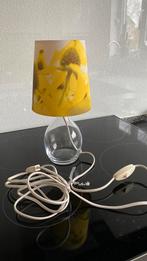 Leuk vrolijk Tafellampje. Glas poot is Handmade Quality., Ophalen, Past in elk Interieur, Minder dan 50 cm, Glas