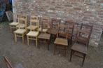 groot aantal oude café stoelen keuken stoelen stoel, Ophalen