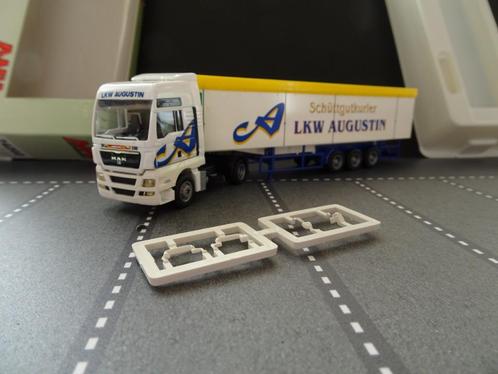 819 awm 74202 herpa man tgx lkw augustin oostenrijk 1:87, Hobby en Vrije tijd, Modelauto's | 1:87, Nieuw, Bus of Vrachtwagen, Herpa