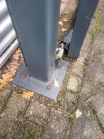 Stevige spijlenpoort  4.20 mtr breed., Tuin en Terras, Tuinhekken en Hekwerk, Met poort, Zo goed als nieuw, IJzer, Spijlenhekwerk