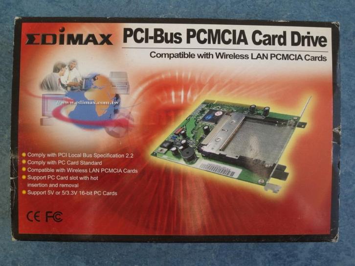 Edimax PCI to PCMCIA Adapter EW-7004 - Nieuw, Computers en Software, Vintage Computers, Ophalen of Verzenden