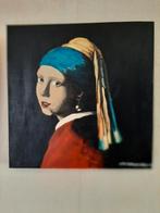 Meisje met de parel, canvas., Antiek en Kunst, Ophalen of Verzenden