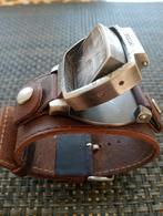 Authentieke FOSSIL quartz retro FLIP antiek vintage horloge., Ophalen of Verzenden, Staal, Overige merken, 1960 of later