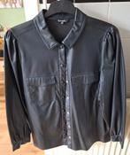 Zwart lederlook blouse/ jasje maat 50 van MS mode, MS Mode, Ophalen of Verzenden, Zo goed als nieuw, Zwart
