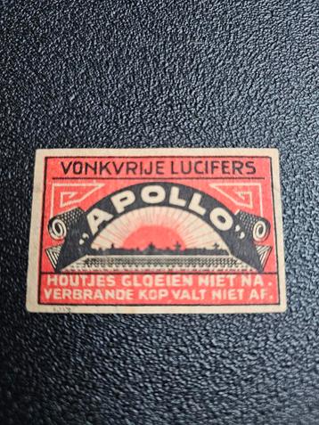 Vintage Apollo Luciferdoosje - Vonkvrije Lucifers beschikbaar voor biedingen