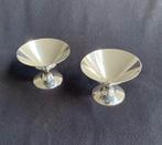 Verzilverde ijscoupes Nieuwpoort 90 - jaren ‘50/'60, Ophalen of Verzenden