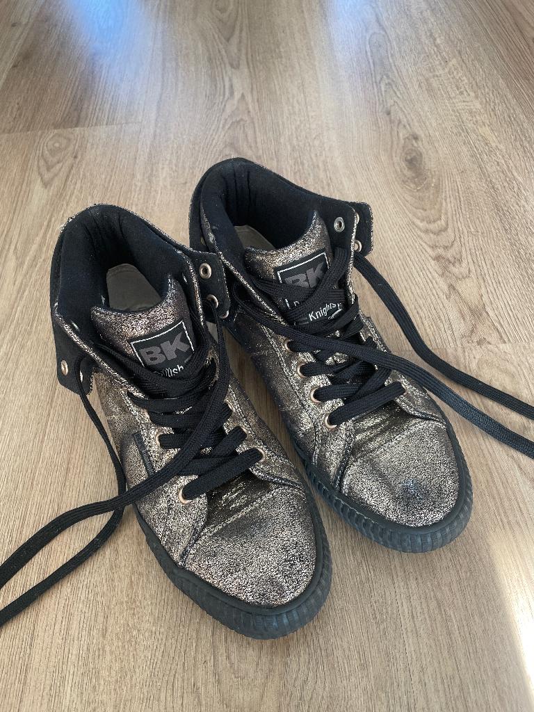 Glitter schoenen BK british Knight maat 40, Kleding | Dames, Schoenen, Ophalen of Verzenden, Zo goed als nieuw, Zwart, Sneakers of Gympen