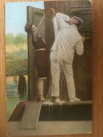 ansichtkaart WANNEBADERS nr 15, Verzenden, Voor 1920, Gelopen, Sport en Spel