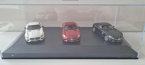 Display met 3 Mercedes-Benz AMG GTS New!! 1/43, Hobby en Vrije tijd, Modelauto's | 1:43, Nieuw, Auto, MiniChamps, Ophalen of Verzenden