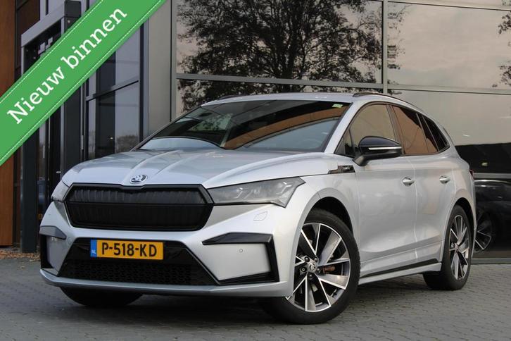 Skoda Enyaq iV 60 Sportline Camera | Stoel/Stuurverw., Auto's, Skoda, Bedrijf, Te koop, Enyaq, ABS, Achteruitrijcamera, Airbags