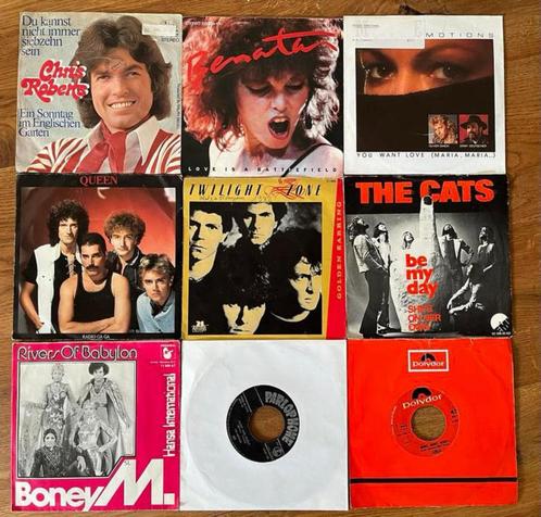 9 vinyl singles (ABBA, Queen, Golden Earring, Boney M), Cd's en Dvd's, Vinyl Singles, Zo goed als nieuw, Single, Pop, 7 inch, Verzenden