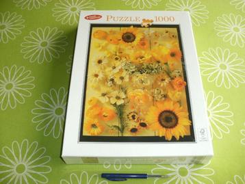 Nieuw in seal: Puzzel Zonnebloemen - 1000 stukjes beschikbaar voor biedingen