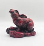 Handgemaakte, Vintage Beeldje Konijn, Verzamelen, Beelden en Beeldjes, Ophalen of Verzenden, Gebruikt, Dier