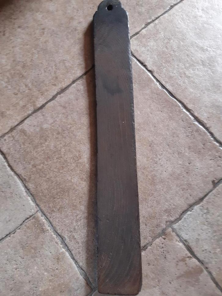 19e eeuwse eiken wetplank om messen te wetten, Antiek en Kunst, Antiek | Gereedschap en Instrumenten, Ophalen of Verzenden