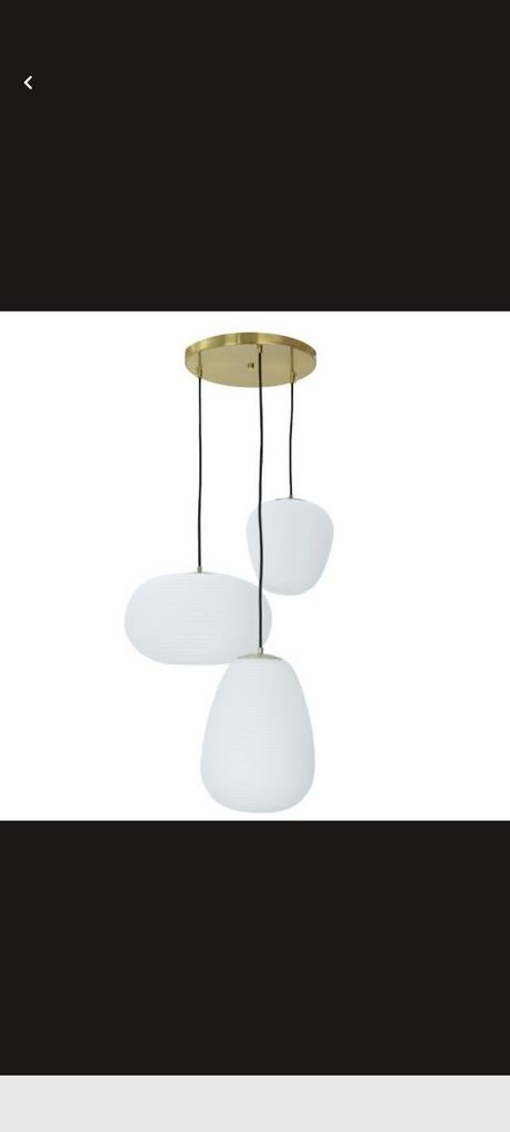 Olucia Davide Hanglamp - Nieuw in doos (zonder doos), Ophalen, Nieuw, Glas, 75 cm of meer