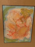 Jean Stevo (1914-1974).aquarel., Ophalen of Verzenden