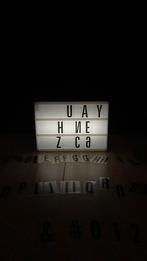 Letter lamp, Ophalen of Verzenden, Gebruikt, Caption letters verlichting