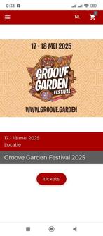 Ticket groove garden laatste kans 25 euro, Eén persoon