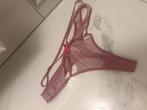 Roze String met Kant, Verzenden, Roze, String