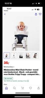 Minimonkey Mini Chair Pocket - Reis Kinderstoel, Kinderen en Baby's, Ophalen, Zo goed als nieuw, Overige typen, Gordel(s)