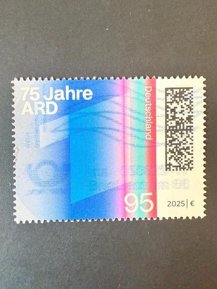 Bund 2025 95 ARD gestempeld., Postzegels en Munten, Postzegels | Europa | Duitsland, Gestempeld, 1990 tot heden, Ophalen of Verzenden