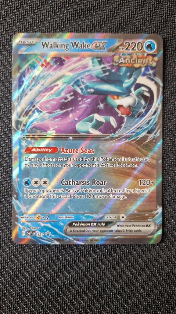 Walking Wake ex SVP127 Promokaart Pokemon, Ophalen of Verzenden, Zo goed als nieuw, Losse kaart
