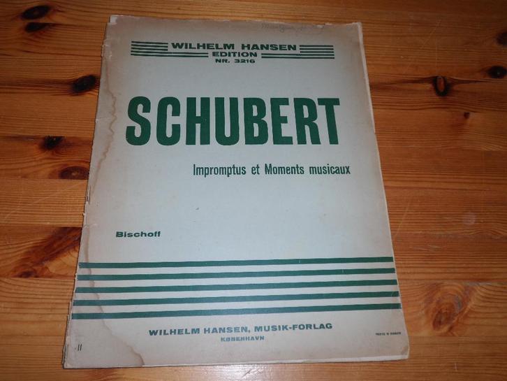 Schubert - impromptus et moments musicaux, Muziek en Instrumenten, Bladmuziek, Gebruikt, Artiest of Componist, Klassiek, Piano