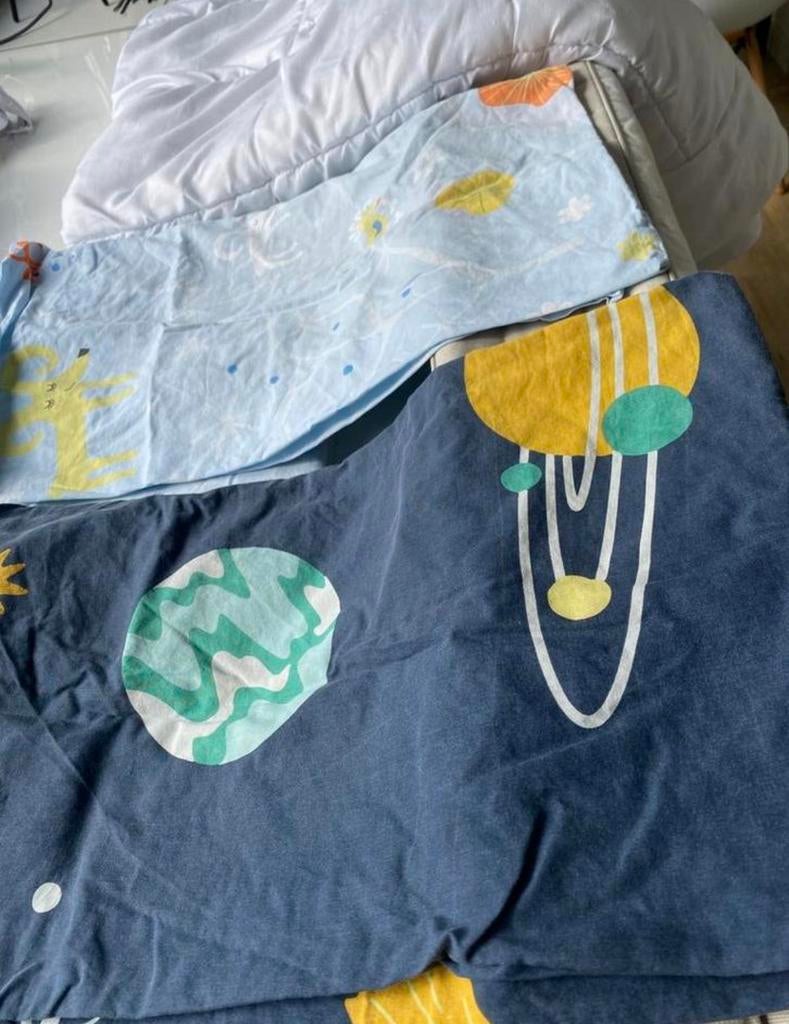 Beddengoed kinderkamer blauw, Ophalen of Verzenden, Zo goed als nieuw